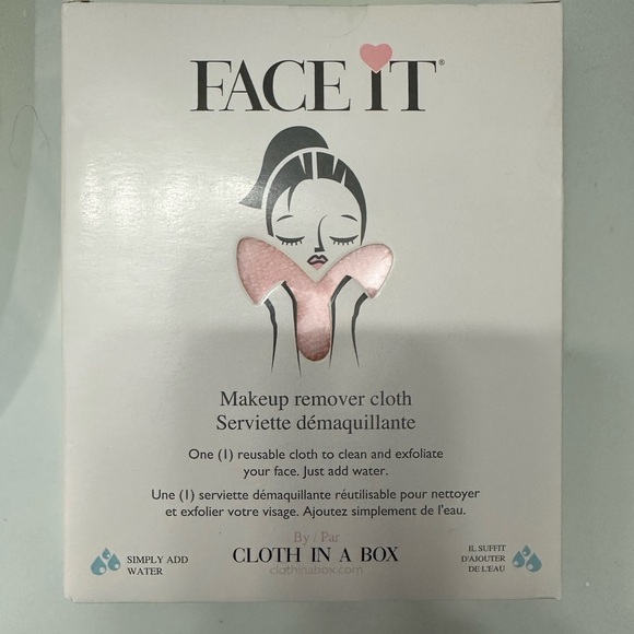 Cloth In A Box Face It Pink Ultra Soft Microfiber Makeup Remover - Picture 1 of 2